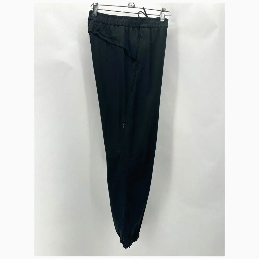 Lululemon Essential Affinity Mid Rise Jogger Black Size 6 Athleisure City Preppy